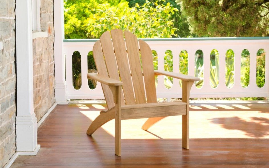 Adirondack Chair - Natural Teak