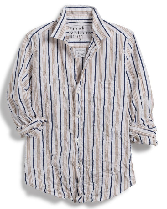 Barry Woven Button Up - Stripe Shirt