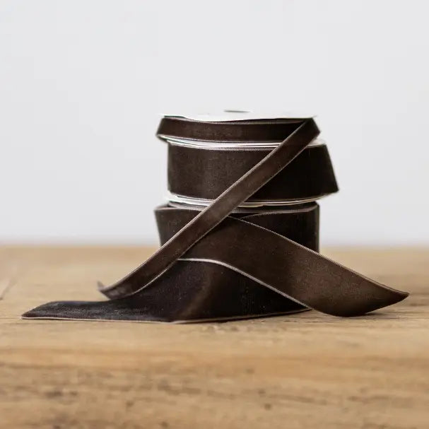 Brown Velvet 1" Ribbon
