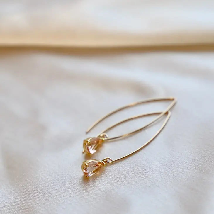 Champagne Teardrop Earrings