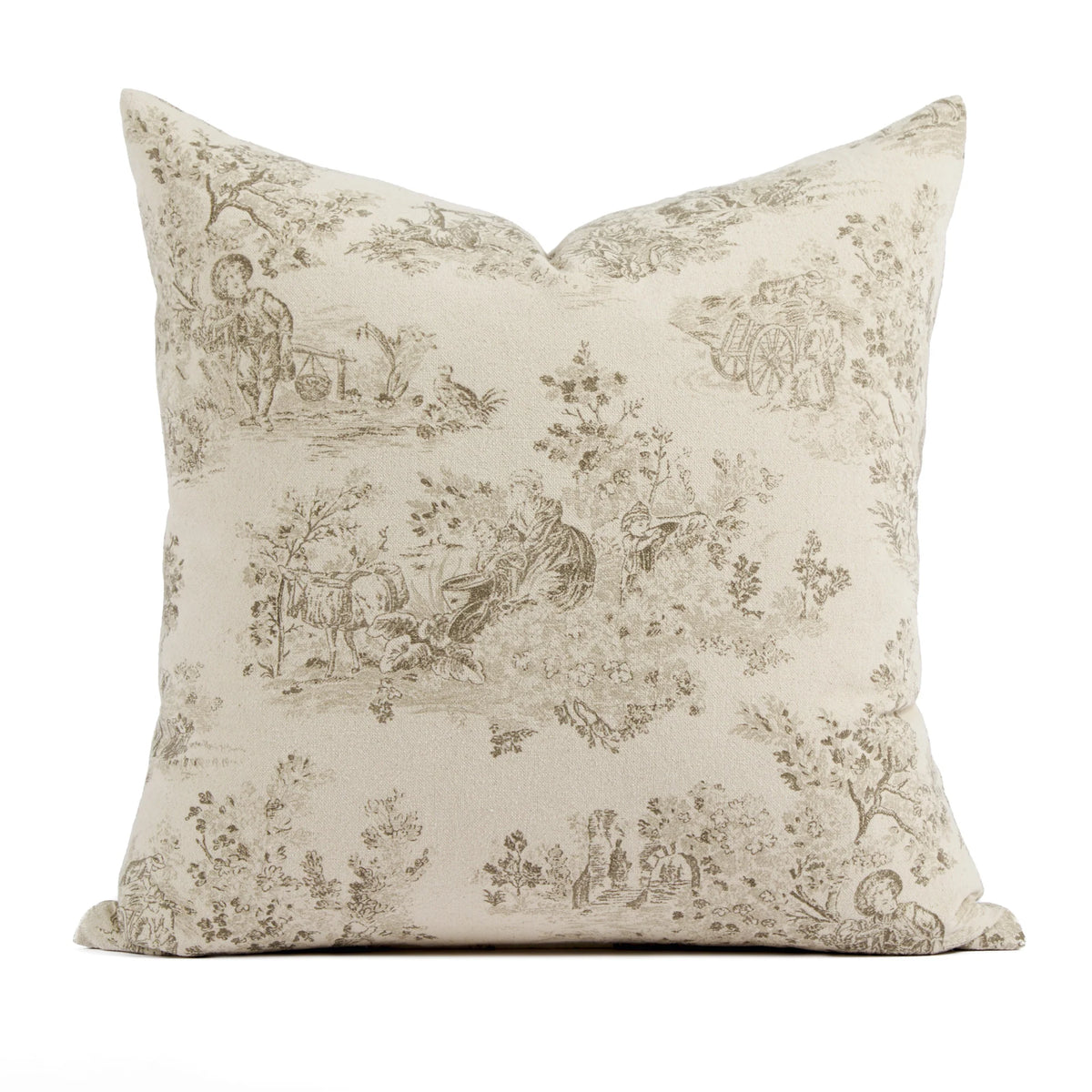 Mushroom Toile 20x20 Pillow