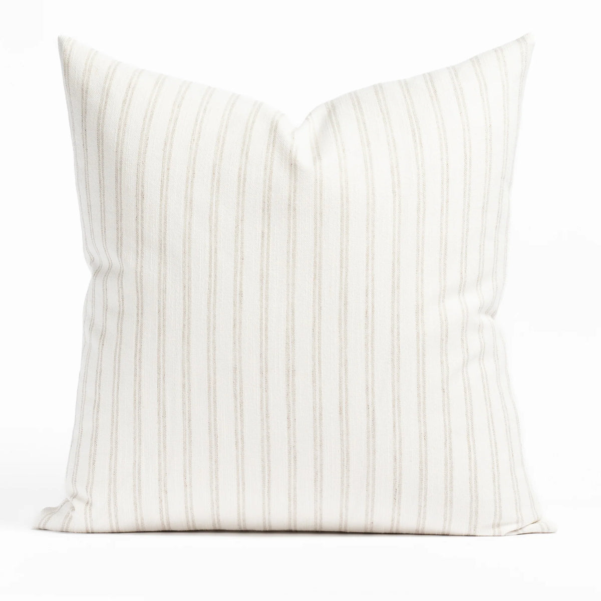Parchment Stripe 22x22 Pillow