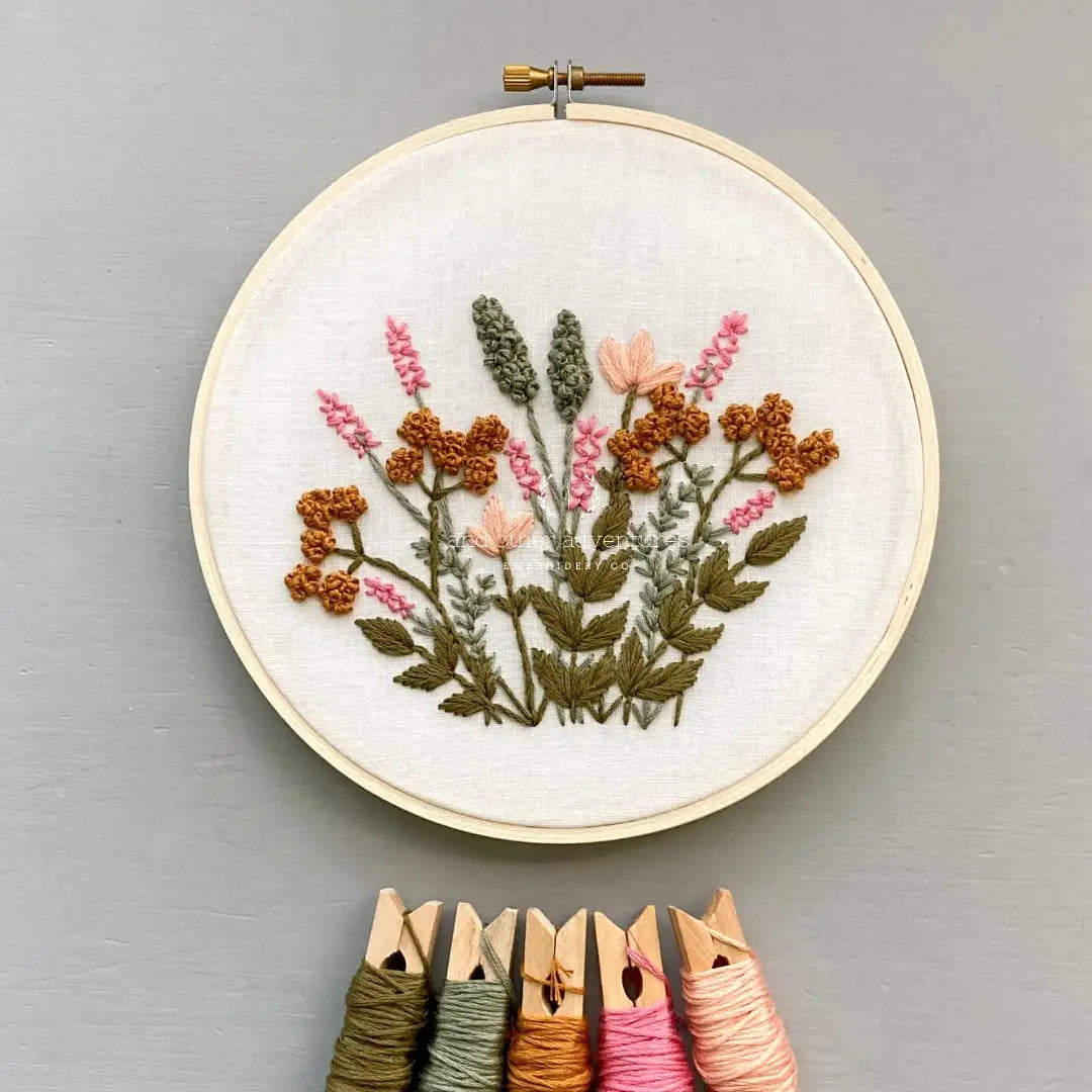 Embroidery Kit - Desert Sunset Meadow