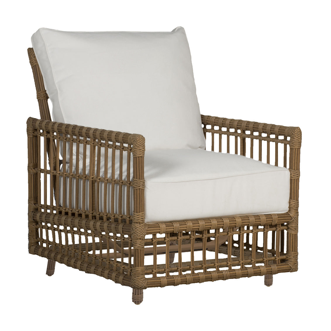 Newport Barrel Spring Lounge Burlap
