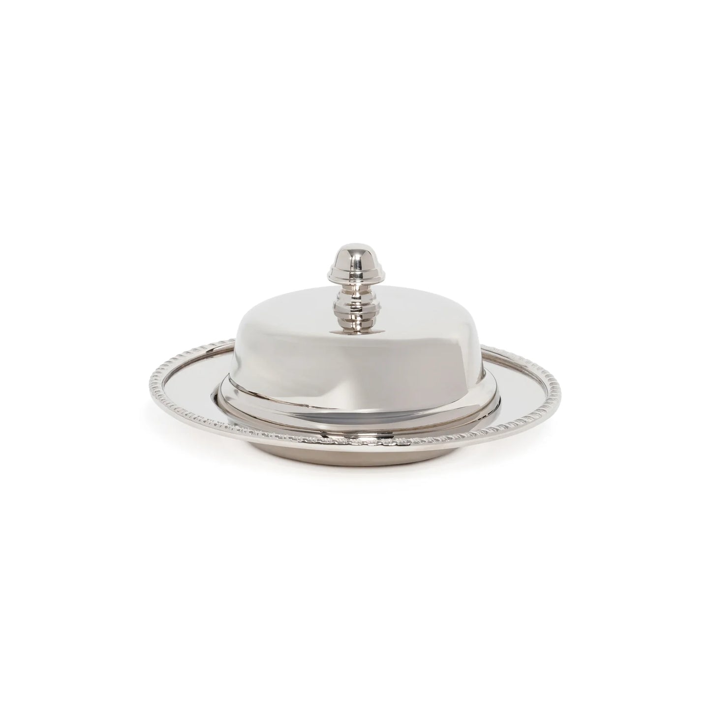 Parisian Nickel Butter Dish