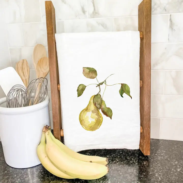 Pear Cotton Tea Towel