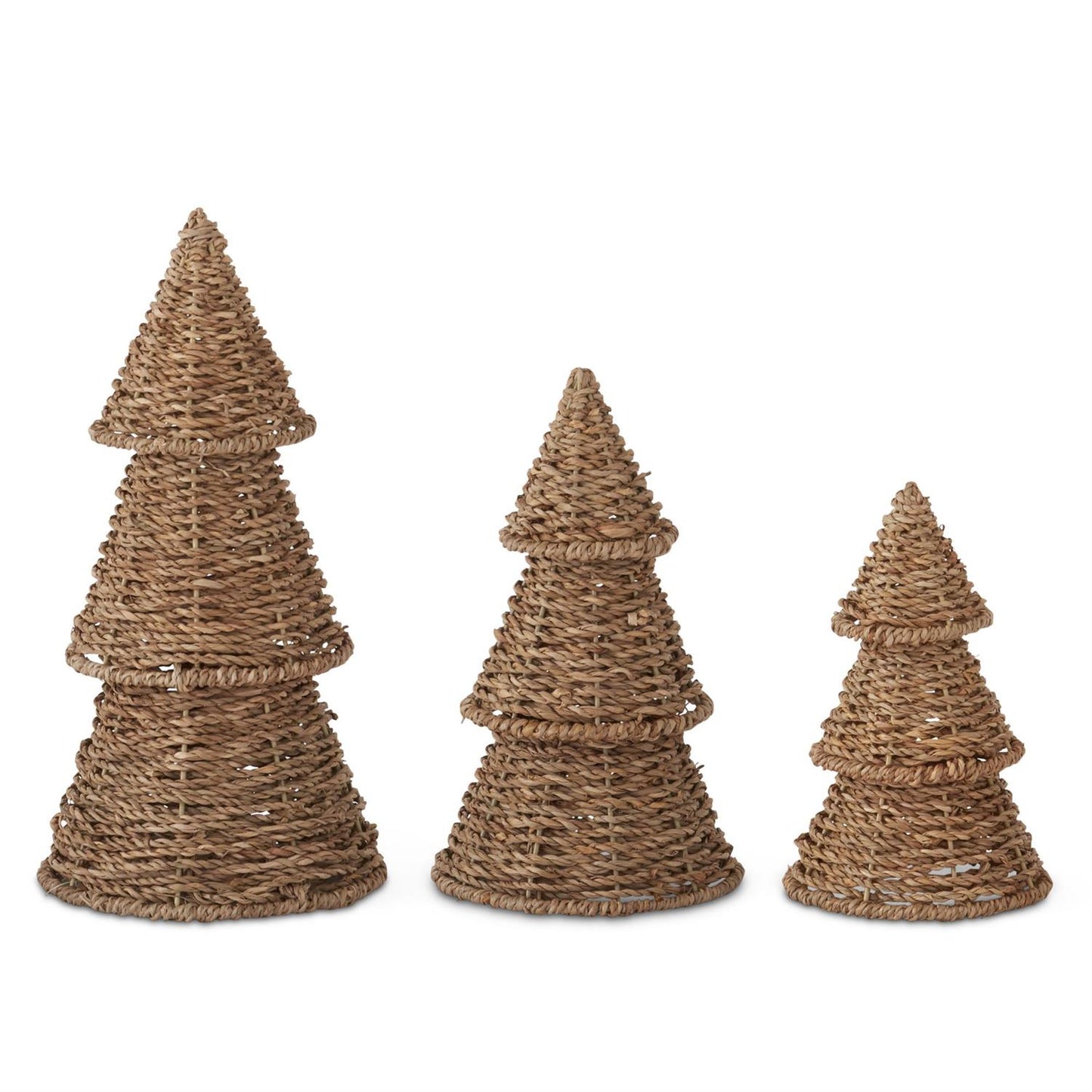 Rattan Woven Christmas Trees
