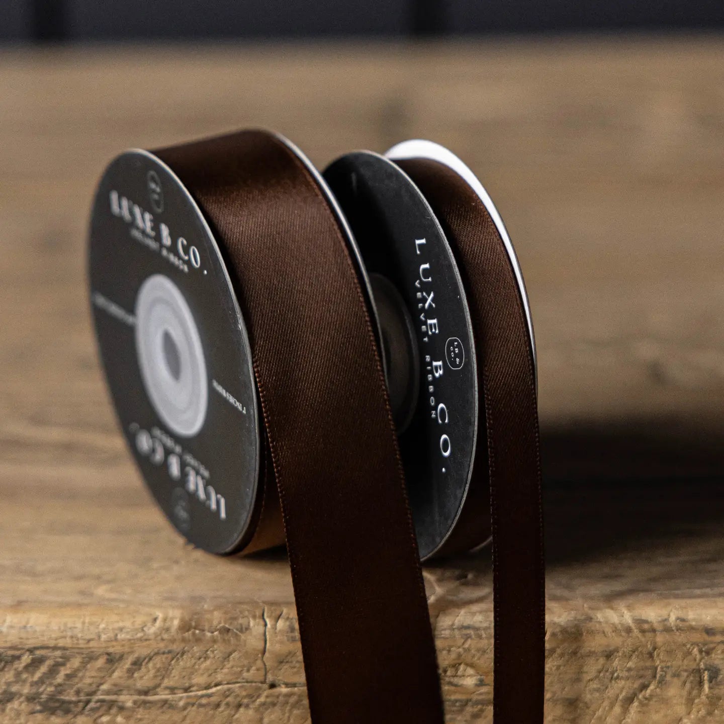Chocolate Brown Satin Ribbon