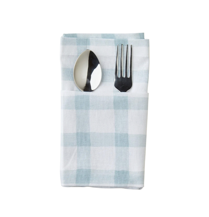 Blue Check Napkin