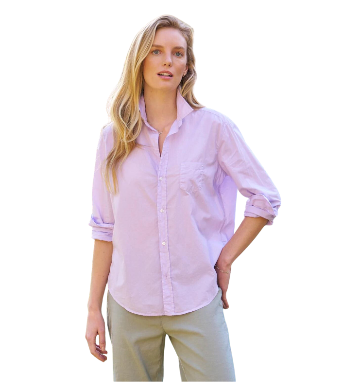 Eileen Woven Button Up - Lilac – Storehouse no.9