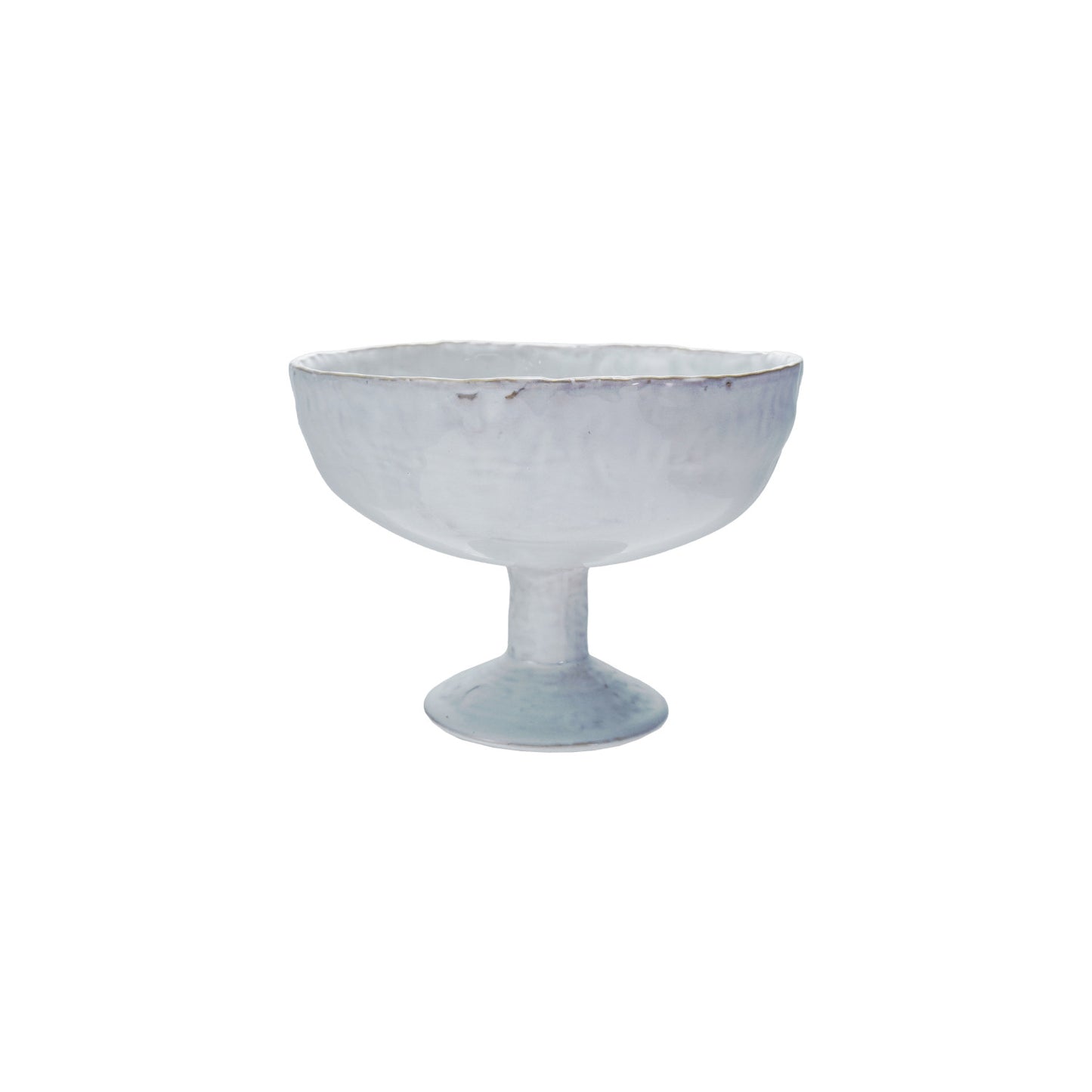 Footed Reactive Glaze Bowl