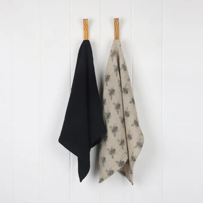 Honeybee Tea Towel Set of 2