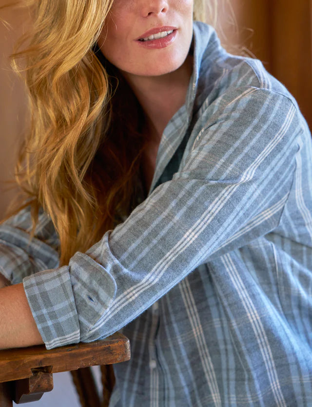 Eileen Relaxed Button-up Cashmere Touch Shirt