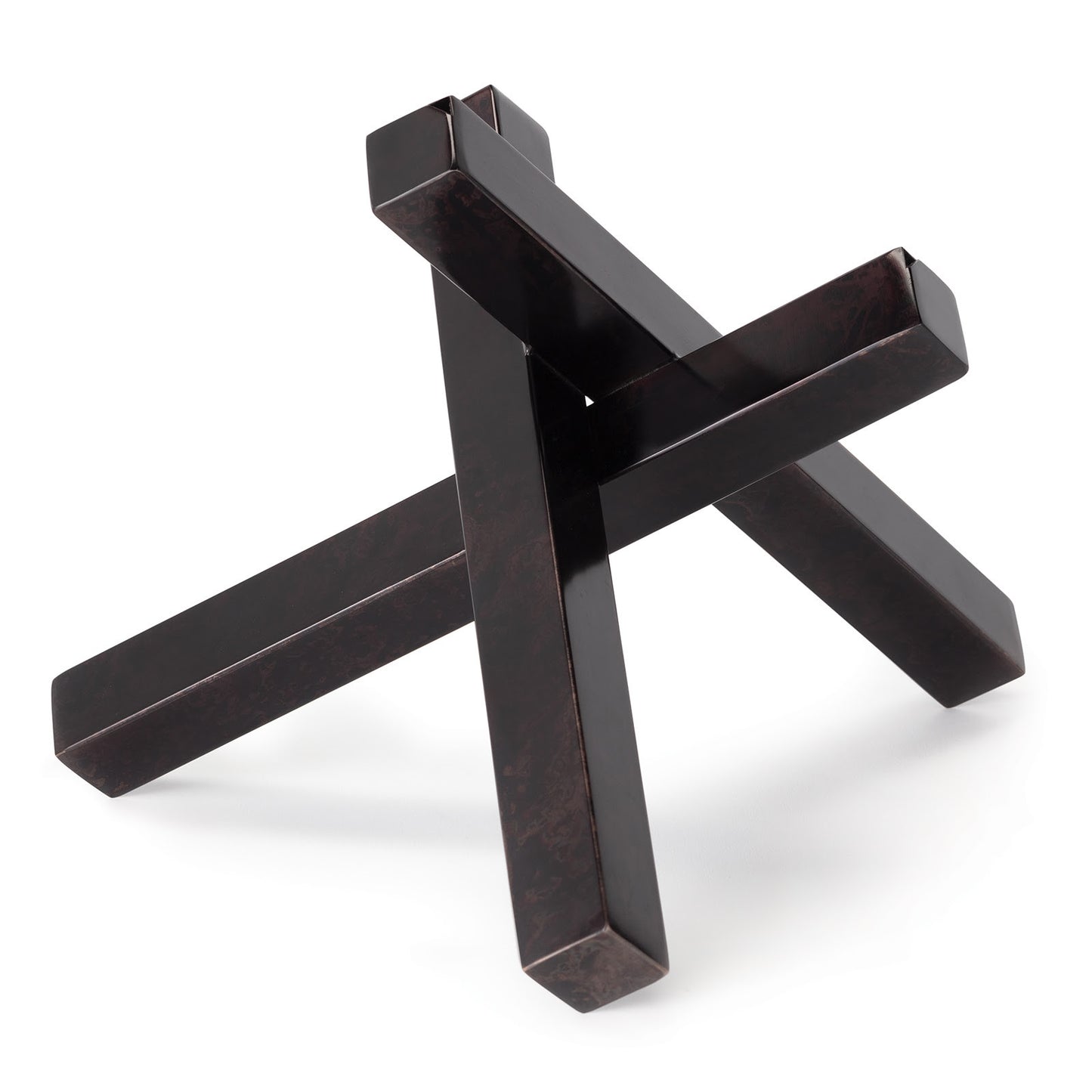 Black Intersecting Sculpture