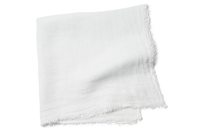 White Linen Napkin