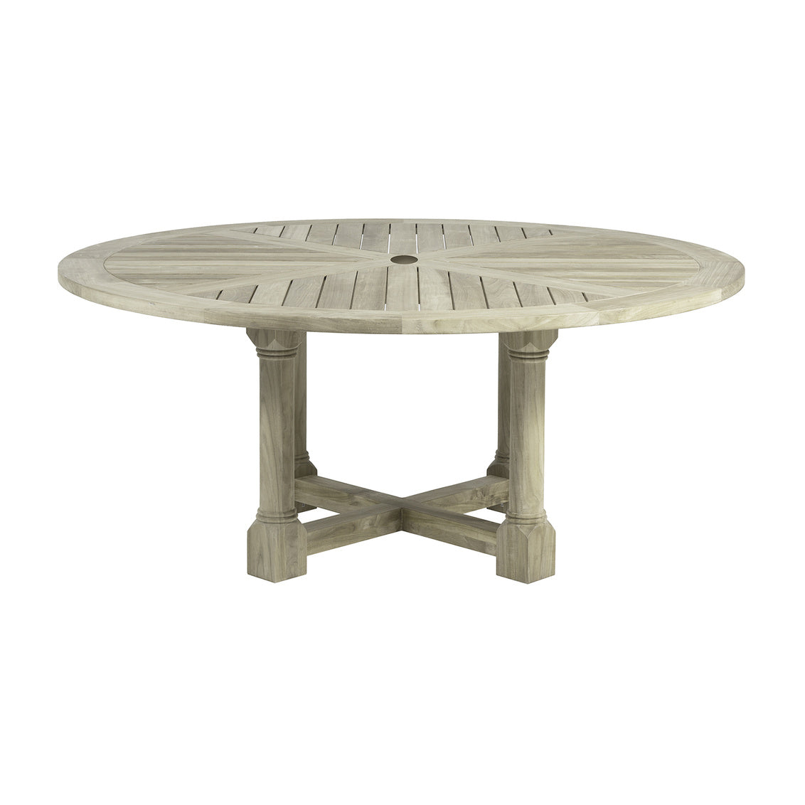 Lakeshore Teak 72” Round Dining Table Teak