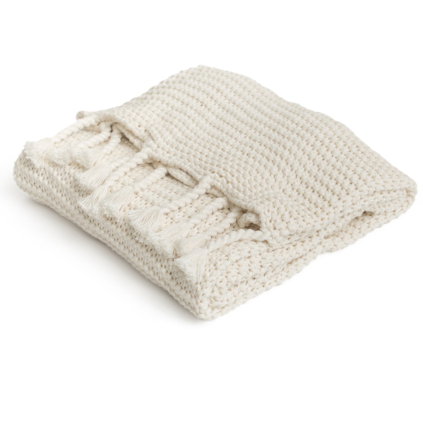 Organic Cotton Comfy Knit Throw