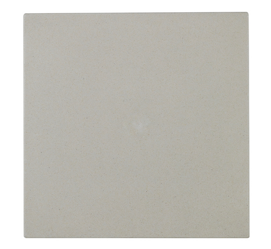 30” Square Top (No Hole) Classic White Stone