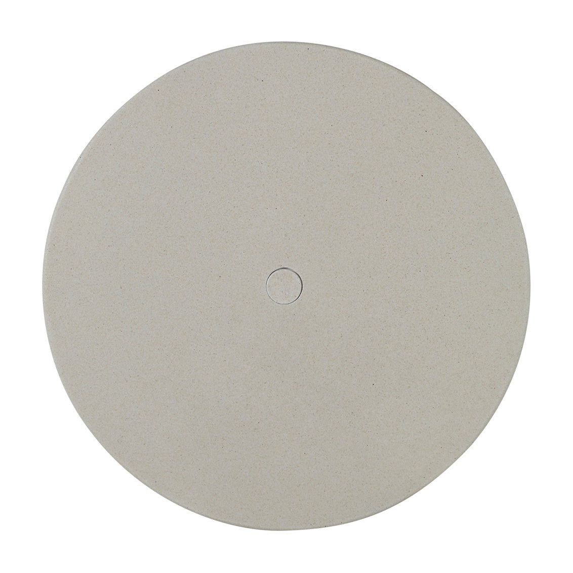 48” Round Top (W/ Hole) Classic White Stone