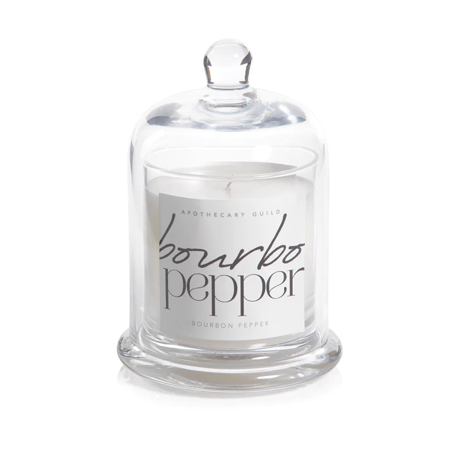 Candle Jar with Glass Dome