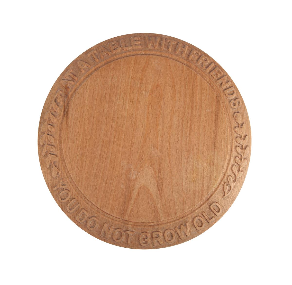 Table with Friends Bread Board