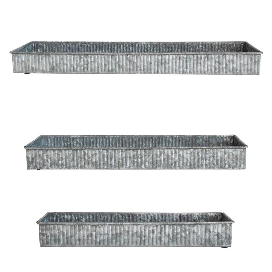 Galvanized Metal Tray