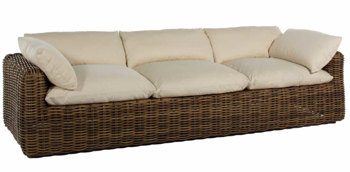 Montecito Woven Sofa - Onyx