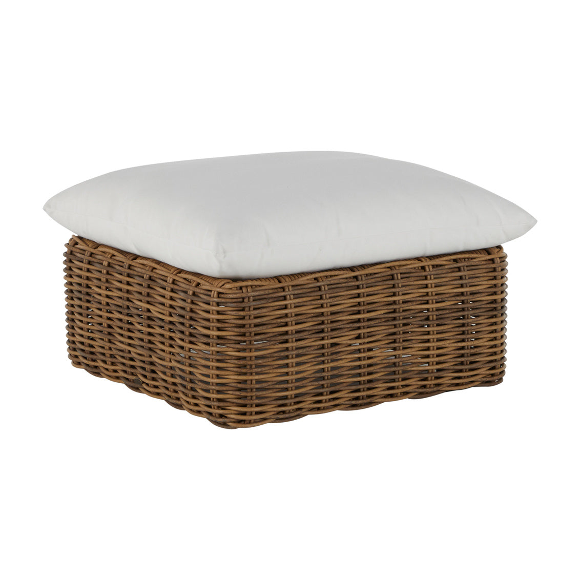 Montecito Woven Ottoman Slate Grey