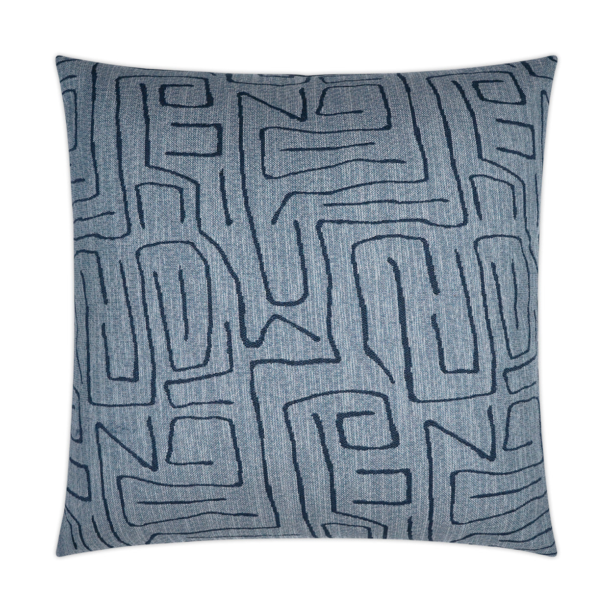 Indigo Graphic 22 x 22 Pillow