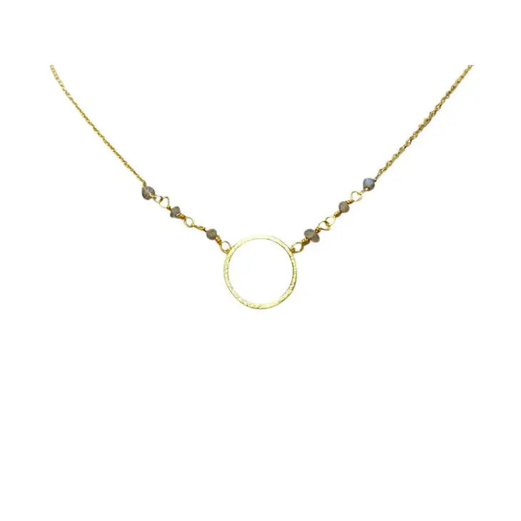 O Labradorite Stone Necklace