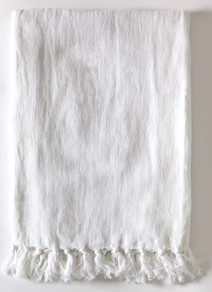 Montauk Throw - Pure White