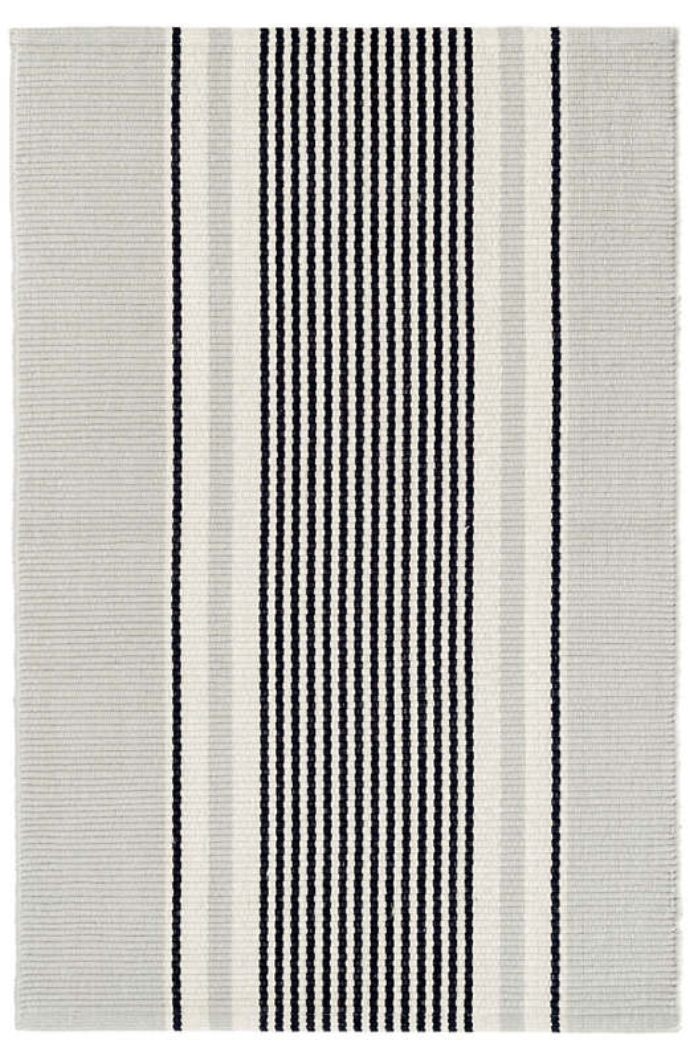 Gunner Stripe Woven Cotton Rug