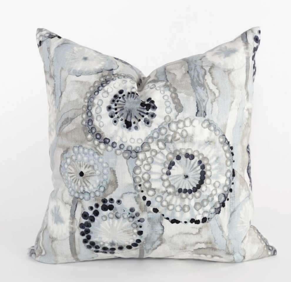 20x20 Indigo Pattern Pillow