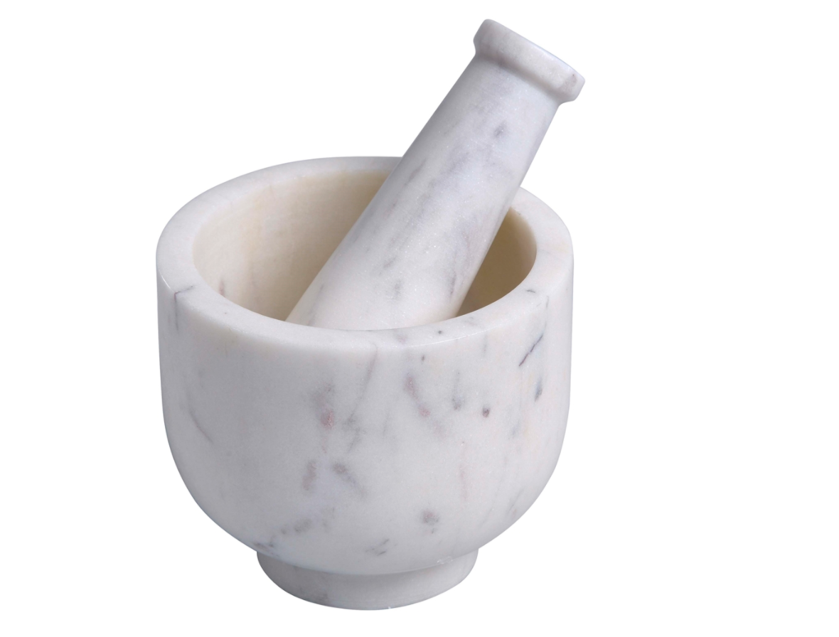 Marble Mortar and Pestle