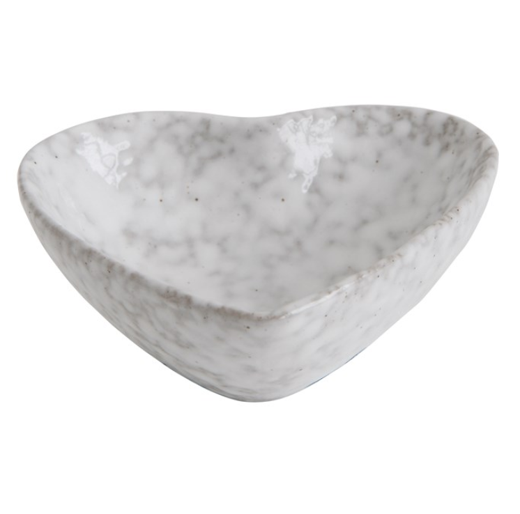 Stoneware Heart Dish