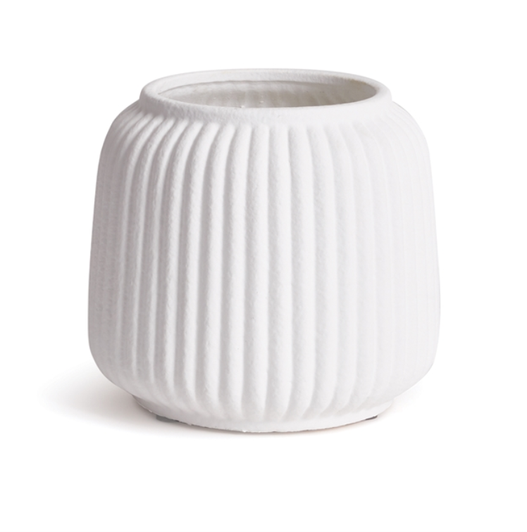 White Cachepot