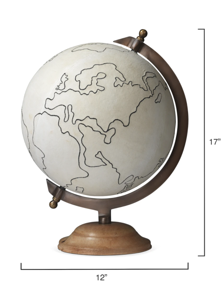 Large Canvas Globe