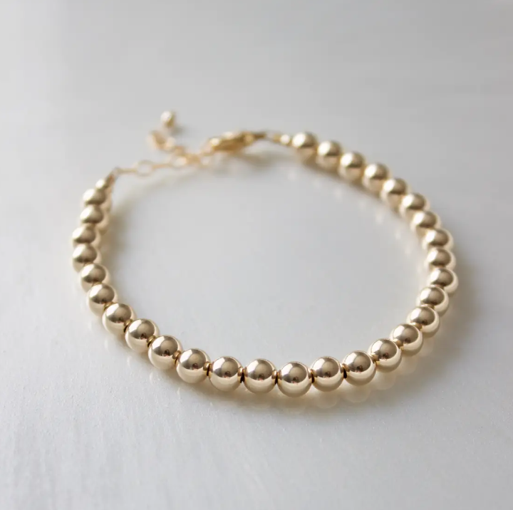 5mmGold Filled Round Bracelet