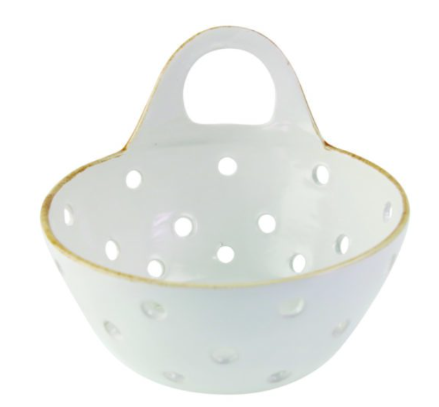 Stoneware Colander Basket