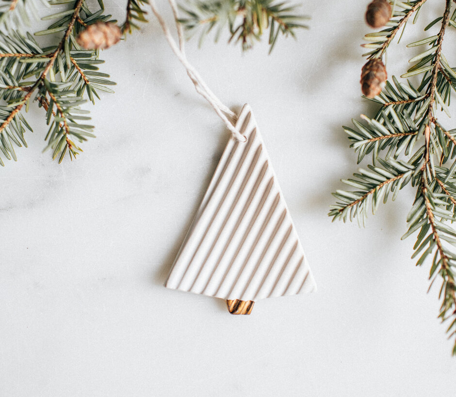 Striped Tree Ornament