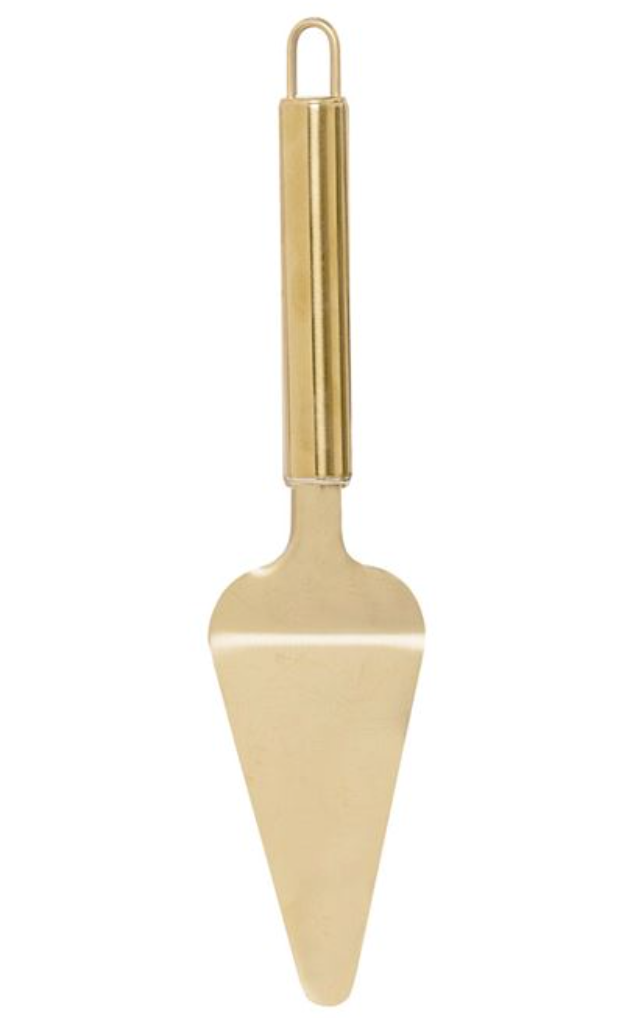 Gold Stainless Steel Cake Server