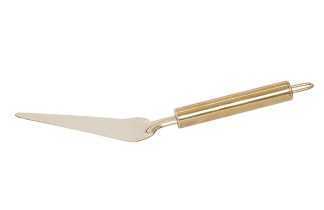 Gold Stainless Steel Cake Server