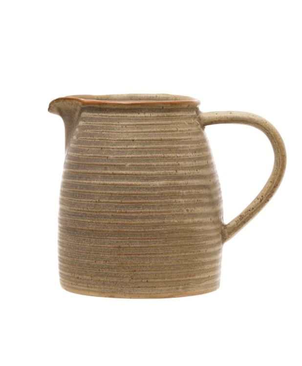 Stoneware Creamer Pitcher