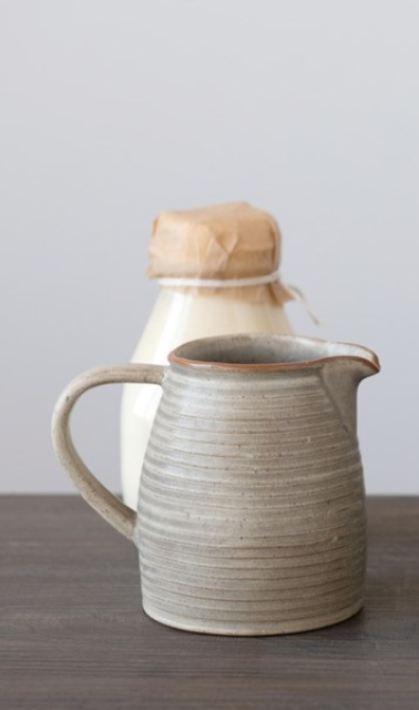 Stoneware Creamer Pitcher