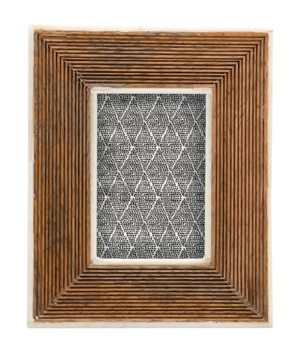 Hand-Carved Mango Wood Frame