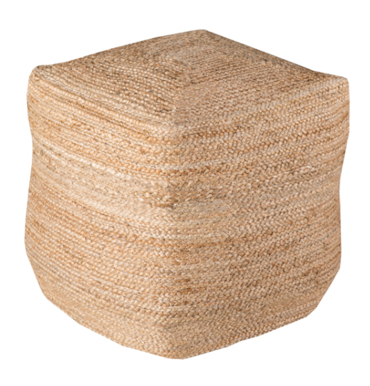 Jute Pouf