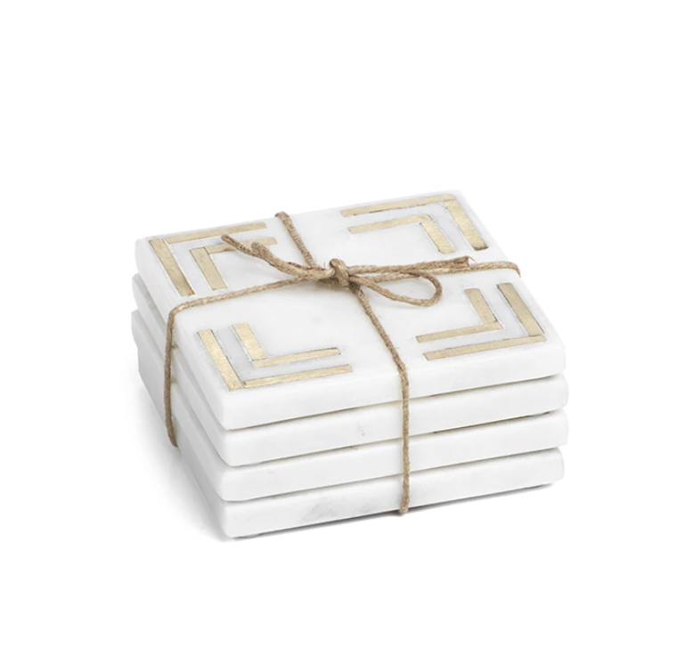 Gold Corner Coasters