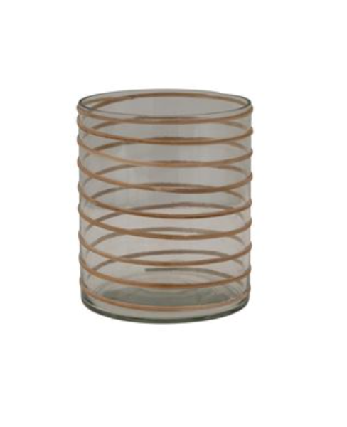 Rattan Wrapped Votive