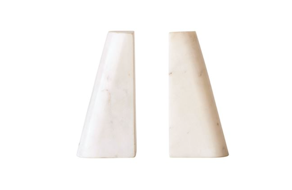 Marble Bookends