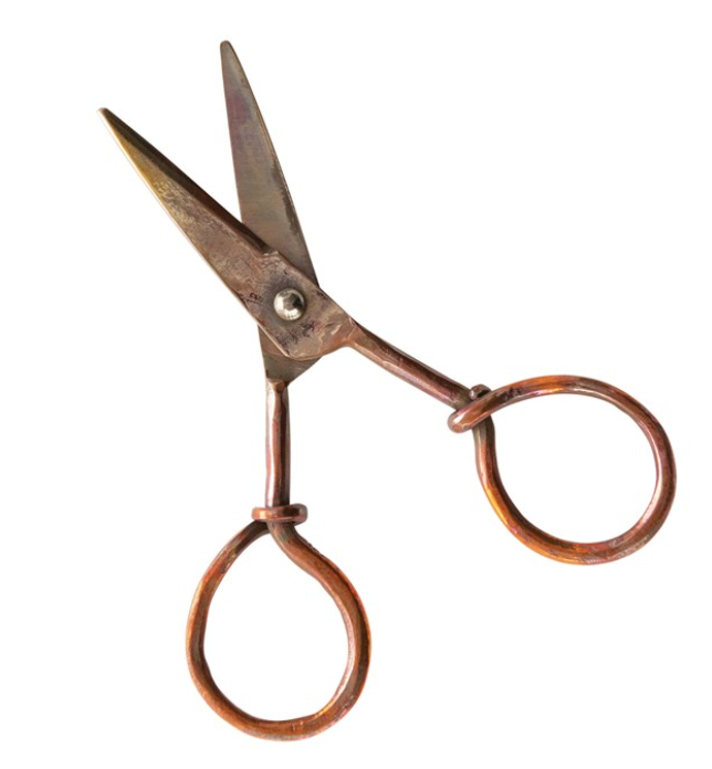 Hand-Forged Copper Gardening Scissors